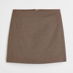 NWOT HM PLAID skirt size 6